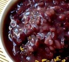 Black Rice Lotus Seed Porridge