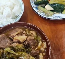 Braised Beef Brisket in Small Bowl