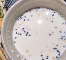 Sweet rice wine milk egg drop soup