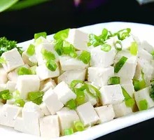 Tofu with Green Onion