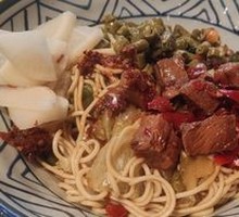 Beef Noodles with Alkaline Sauce