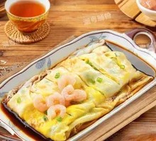 Shrimp and Egg Rice Noodle Roll