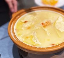 Stewed Tofu with Sea Shrimp and Sea Urchin