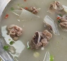Bamboo Pot Winter Melon and Pork Rib Soup