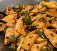 Spicy Pot-Braised Tofu with Leaves