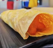 Egg Pancake with Fried Dough Sticks