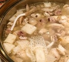 Bamboo Fungus Chicken with Coconut