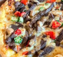 Wagyu Cheese Mushroom Pizza