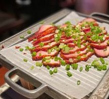 Green Tea Scallion Grilled Meat