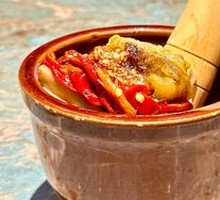 Spicy Chili Eggplant with Century Egg