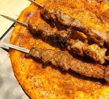 Lamb Skewers on Iron Rods