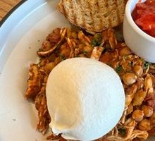 Butala with Chicken Slow-Cooked in Tomato and Chickpeas