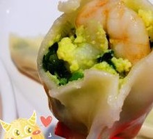 Fresh Shrimp and Three-Flavor Dumplings