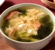 Shrimp Egg Seaweed Soup