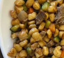 Stir-Fried Meat with Noodles