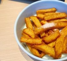 Glazed Sweet Potato Strips
