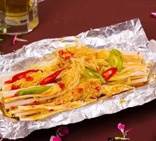 Aluminum-Wrapped Baby Bok Choy