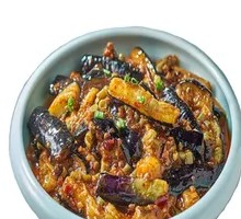 Minced Pork with Eggplant Noodles