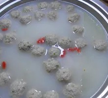 Radish and Pork Dumpling Soup