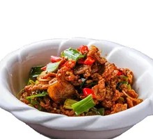 Fried Egg with Stir-Fried Pork