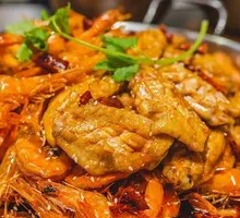 Spicy Chicken Wings and Shrimp