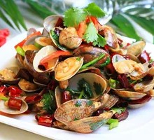 Spicy Stir-Fried Clams