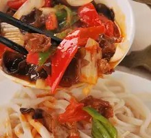 Fried Meat Noodles