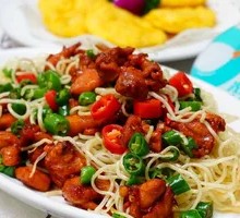 Double Pepper Chicken Noodles