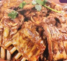 Lamb Ribs with Lamb Spine