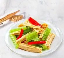 Celery with Yellow Skin Tofu Shreds