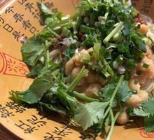 Spicy Broad Noodles with Pea Paste