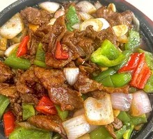 Grilled Beef on Iron Plate