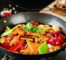 Spicy Pot-Braised Tofu with Leaves