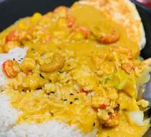 Secret Curry Crawfish Rice
