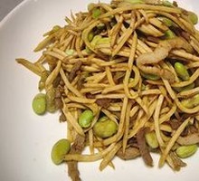 Bamboo Shoots Stir-Fried with Edamame