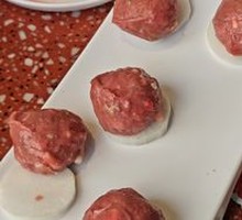 Freshly Made Beef Meatballs