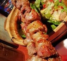 Lamb Skewers with Red Willow
