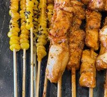 碳烤藤椒鸡肉串