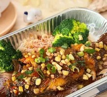Dry-burned Sea Bass
