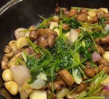 Stir-fried Blood Sausage