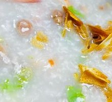 Fresh Shrimp and Scallops Rice Porridge