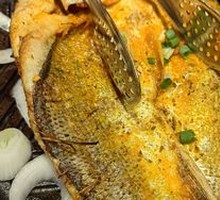 Scallion-Braised Sea Bass