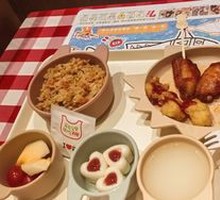 牛肉焖饭烤鸡翅儿童餐