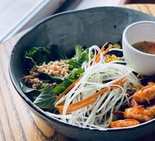Thai Shrimp Bowl with Spicy Green Sauce