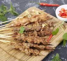 Charcoal-Grilled Lamb Tendons