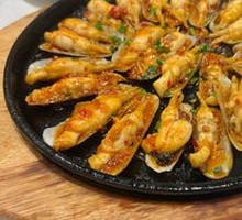Signature Grilled Razor Clams