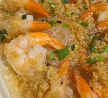 Garlic Shrimp with Rice Noodles