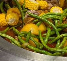 Chicken Leg and Pork Rib Pot