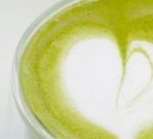Pomegranate Matcha Latte