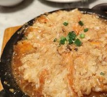 Grilled Garlic Shrimp on Stone Plate